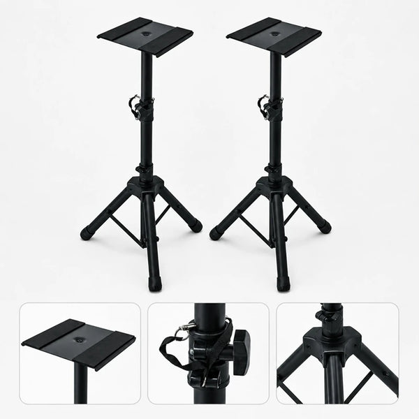 N-Audio SS-30 Stüdyo Referans Monitör Standı Sehpası Yükseklik Ayarlı (Çift)