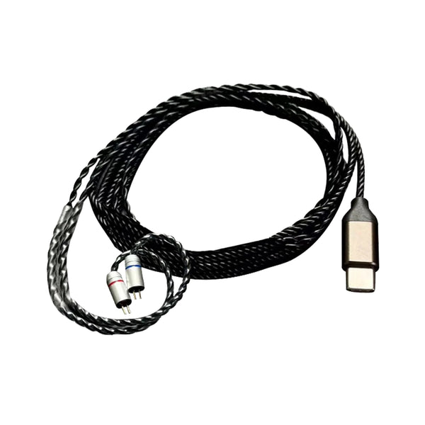 CCA KZ JT2 Type-c Kulaklık Kablosu H-Pin Kablo (Mikrofonsuz)