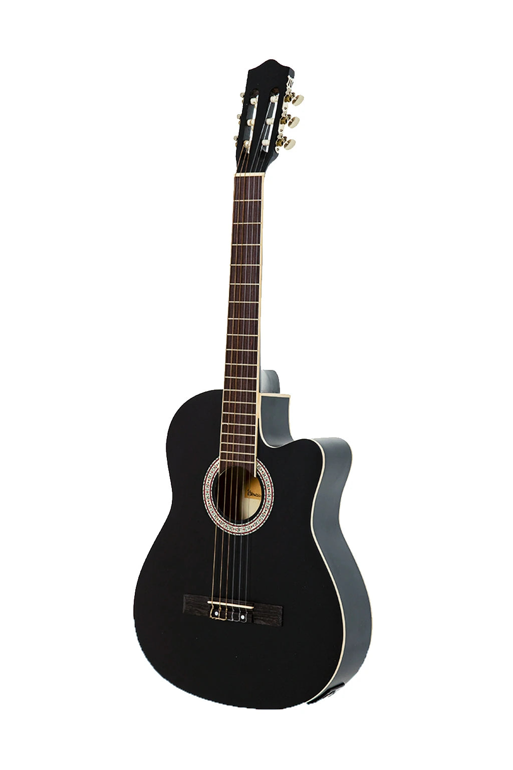 Carissa Cg-155Ce Bk Siyah Elektro Klasik Gitar