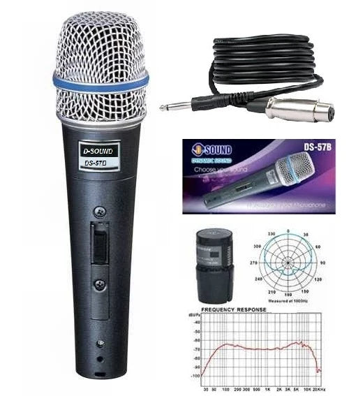 Dynamic Kablolu Mikrofon D-Sound Ds-57B