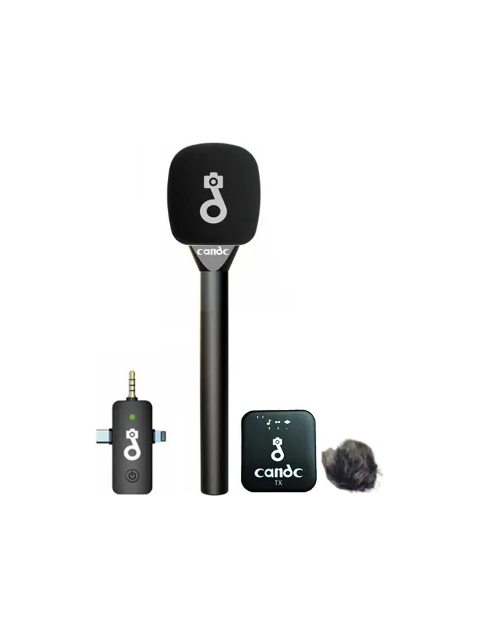 Cande DC-1V Röportaj Mobil Kamera Mikrofonu MIC 1TC-1RX