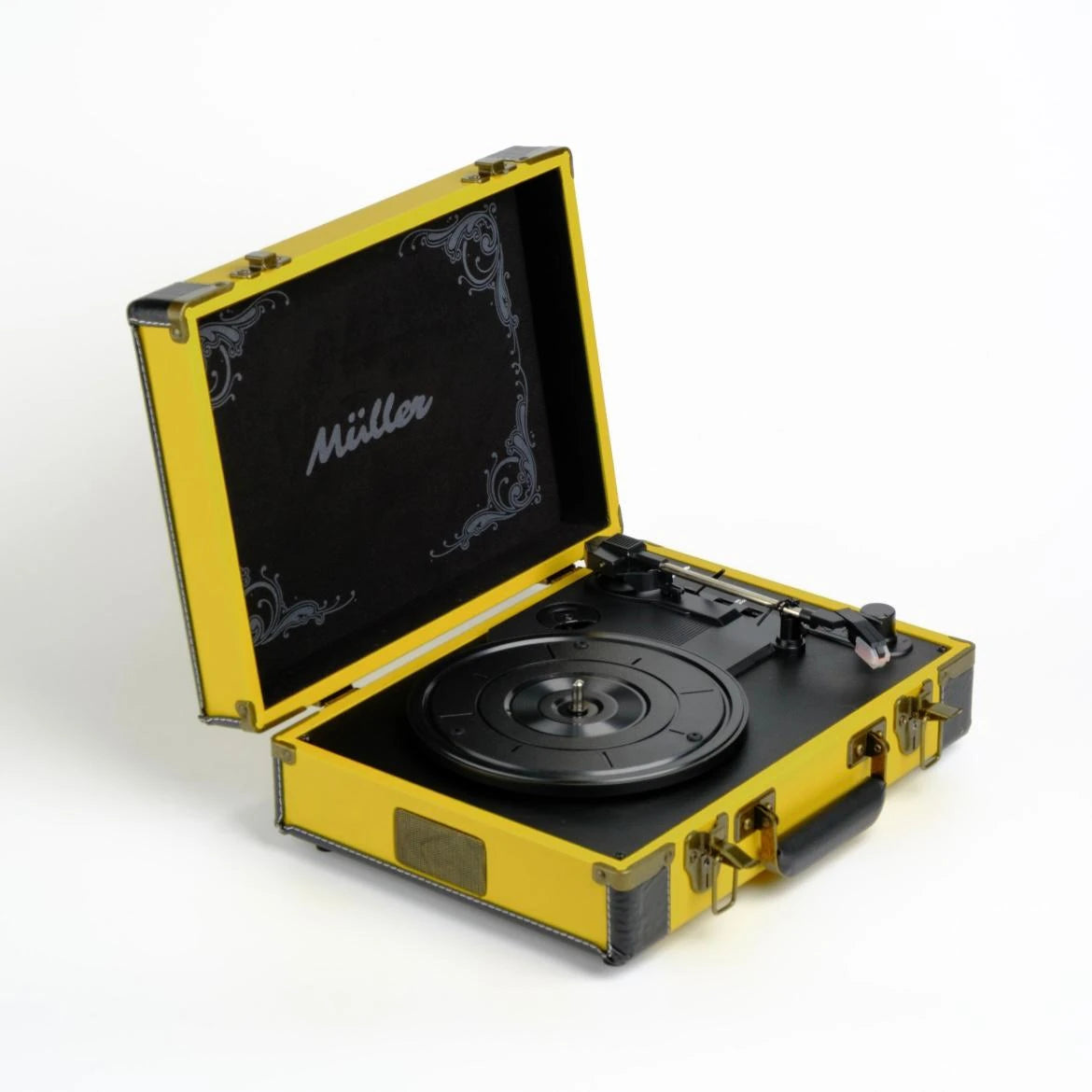 Müller Mr-350Bt Nostaljik Pikap Plak Çalar Limon-Sarı