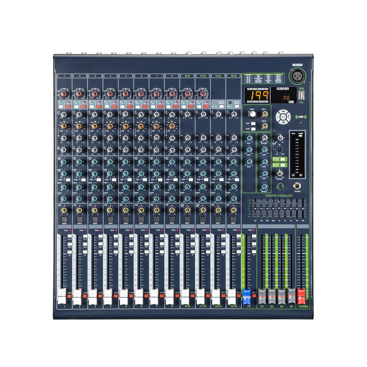 D-Sound Ga-16 16 Kanal Aux Mixer