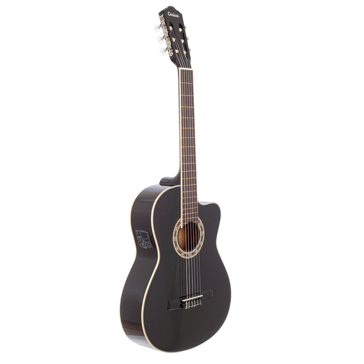 Carissa Cg-160Ce Bk (Siyah Renk)Elektro Klasik Gitar
