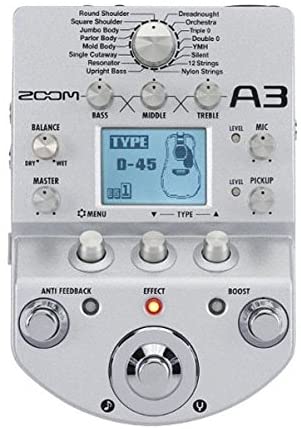 Zoom A3 Akustik Gitar Prosesör
