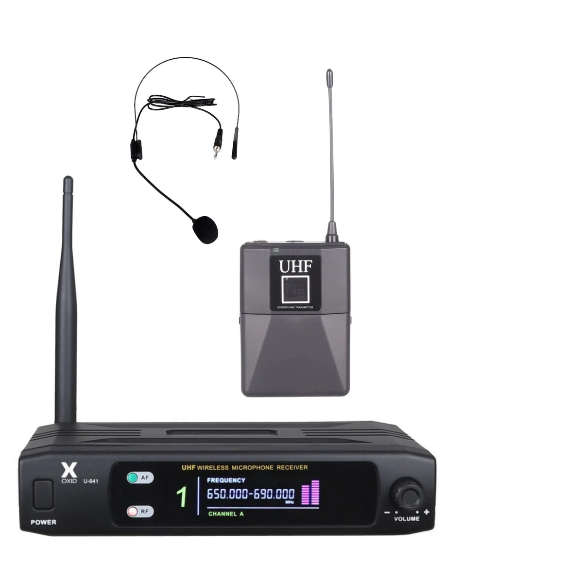 Oxid UHF U-641H Wireless Headset Microphone