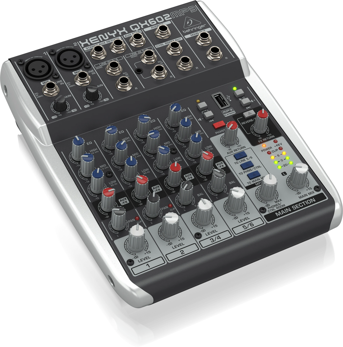 Behringer QX602MP3 6 Kanal Mp3'lü Mikser