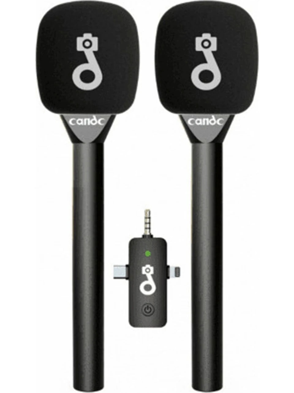 Cande DC-2V Röportaj Mobil Kamera Mikrofonu MIC 2TX-1RX