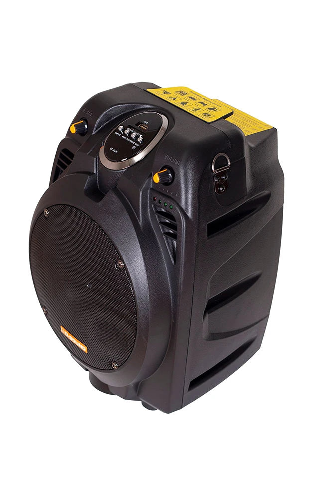 D-Sound Pa-065 130W Siyah Amfi Taşınabilir Şarjlı Hoparlör