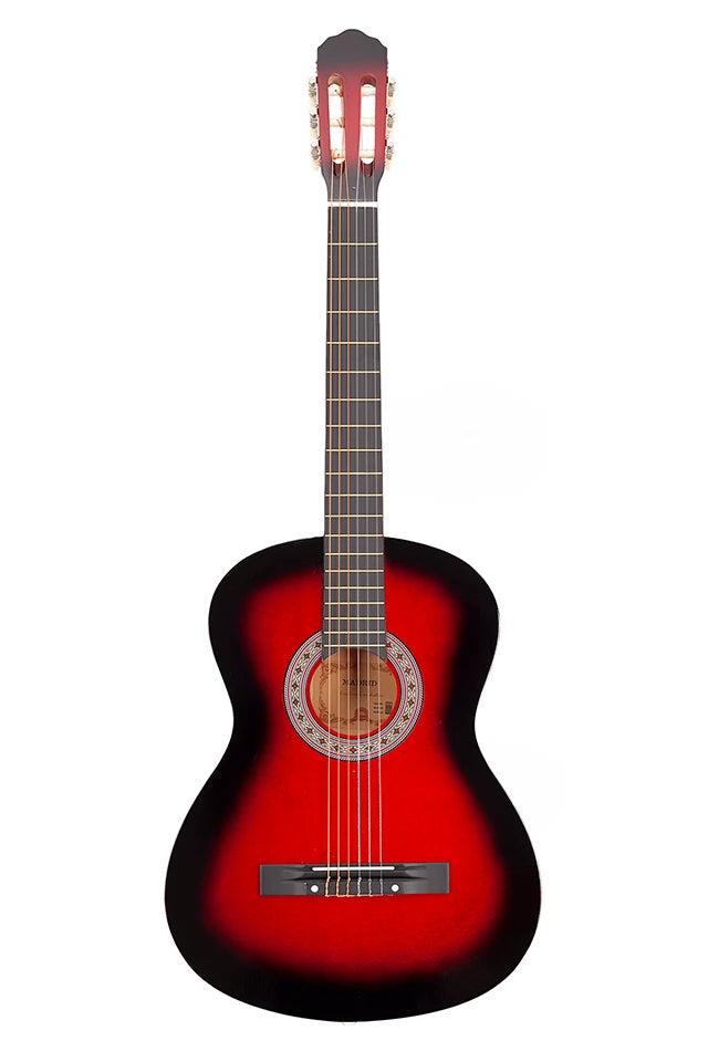Madrid Mcg-125 Rds-Kırmızı Siyah 39 Klasik Gitar Tam Boy