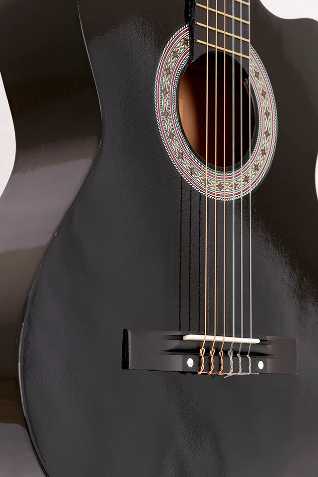 Madrid Mcg-120C Bk Cutaway 39 Klasik Gitar Tam Boy