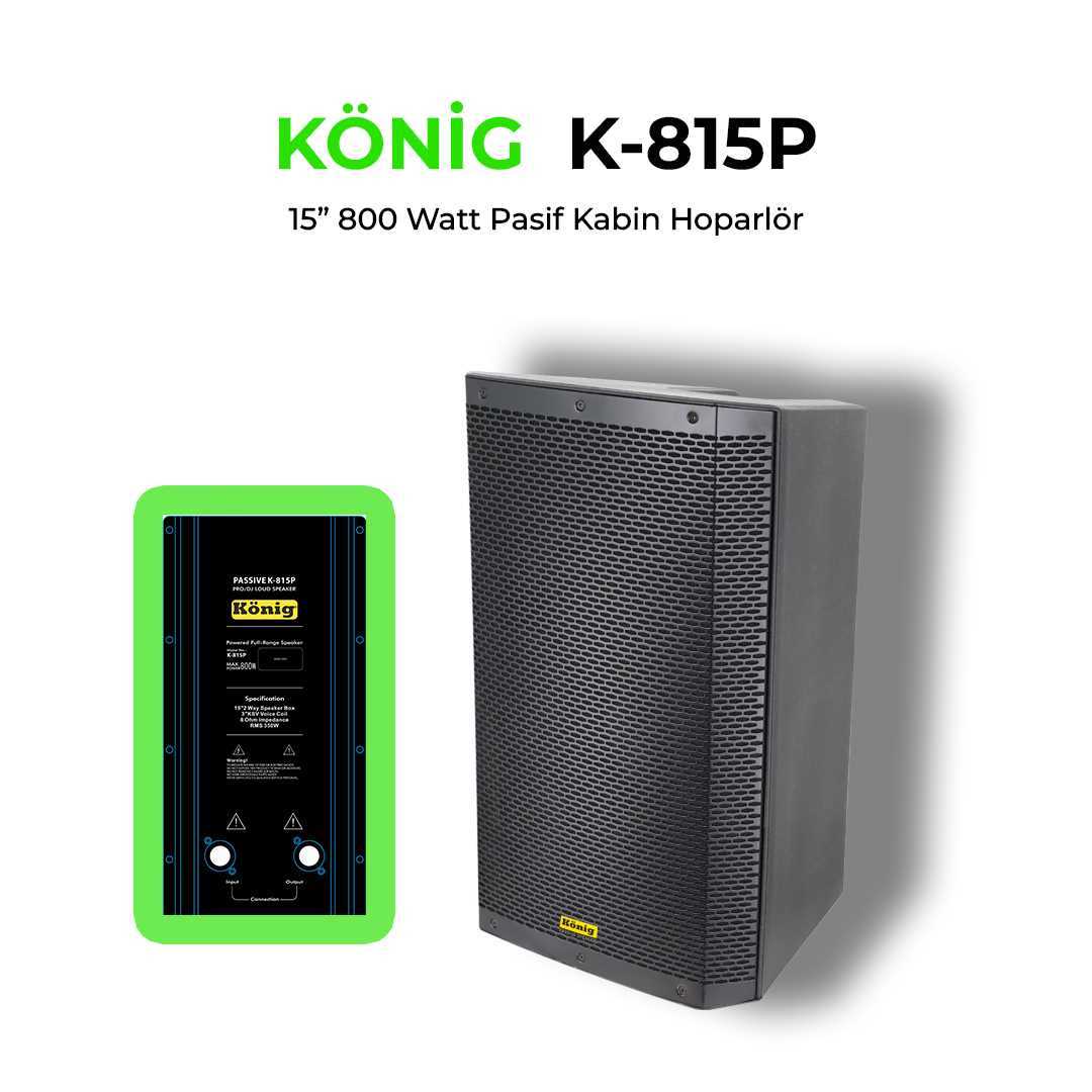 König K-815 15'' 800W Passive Speaker Cabinet