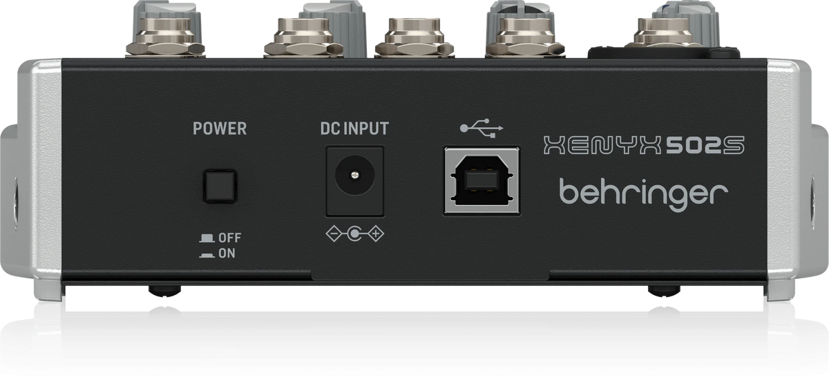 Behringer XENYX 502S Premium Analog 5-Input Mixer with USB Streaming Interface