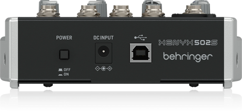 Behringer XENYX 502S Premium Analog 5-Input Mixer with USB Streaming Interface