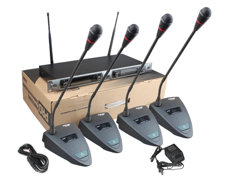 Acemic Eu-8204 4Lü Wireless Conference Microphone System