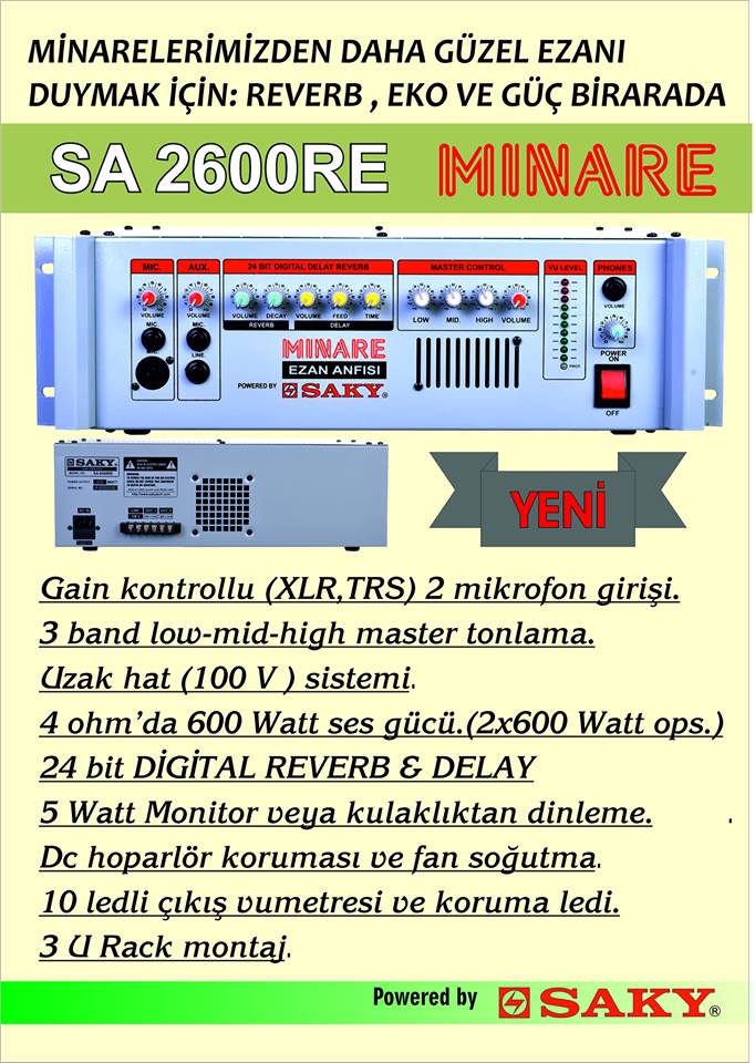 Saky Minare Amfisi Reverbli