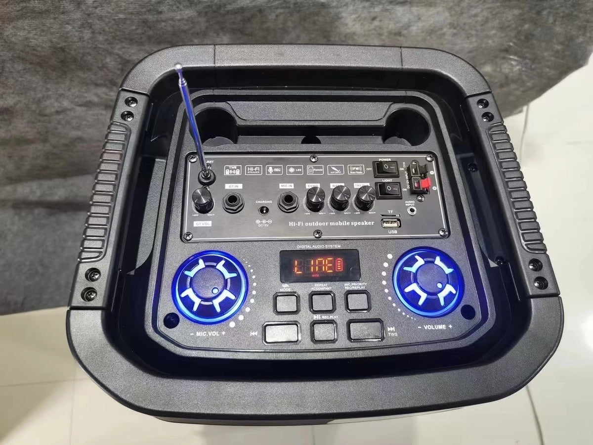 Sonıa Ch-9200 12 Inch Taşınabilir Şarjlı Hoparlör