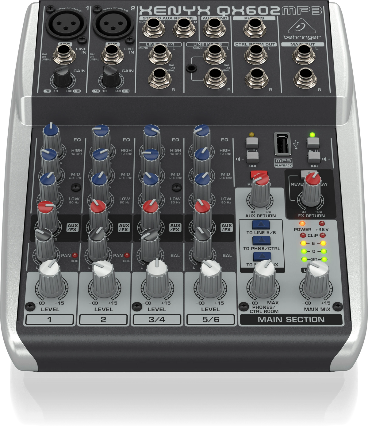 Behringer QX602MP3 6 Kanal Mp3'lü Mikser