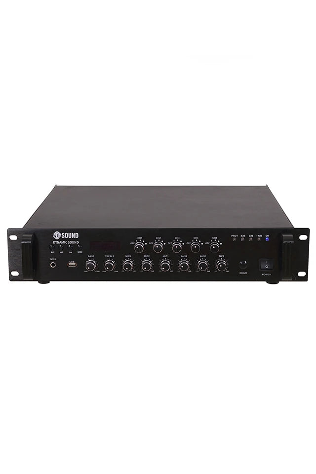 D-Sound D-400Uf 400 Watt Trafolu 5 Bölge Amfi