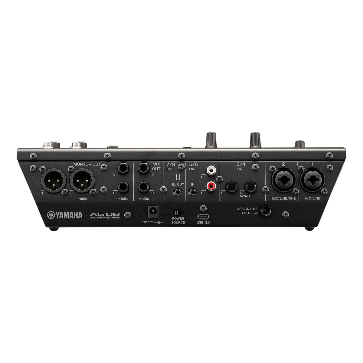 Yamaha AG08 All In One 8 Kanallı USB Mikser (Siyah-Black)