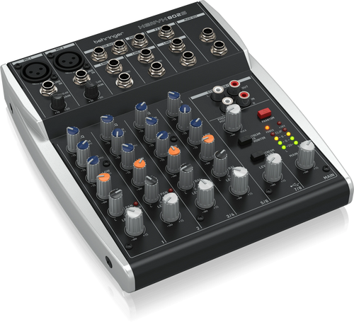 Behringer XENYX 802S Premium Analog 8-Input Mixer with USB Streaming Interface