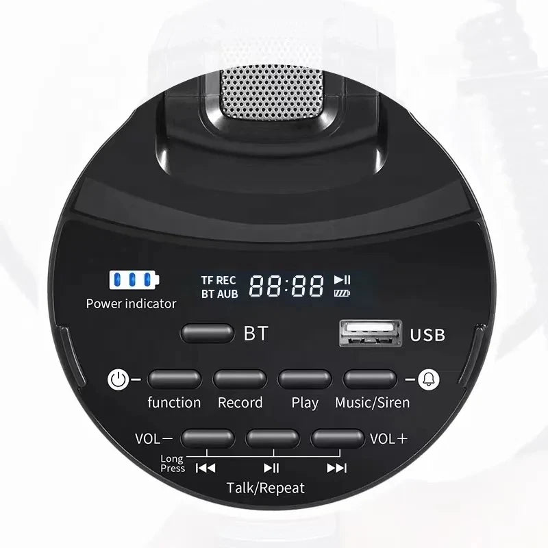 NOTEL 106U Bluetoothlu Megafon 80W