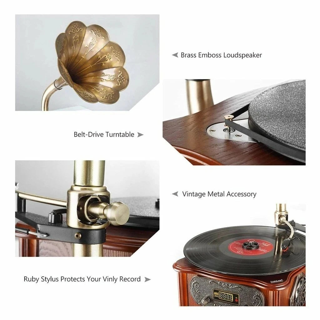 Gramofon-GD-693  Yeşil