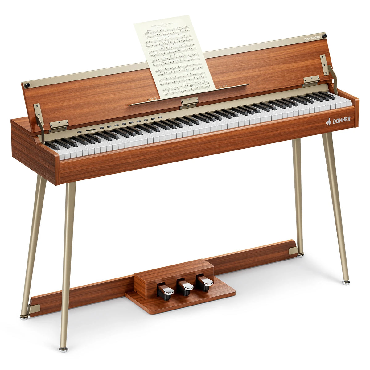 Donner DHP-300 Pro Dijital Piyano (Retro Wood)