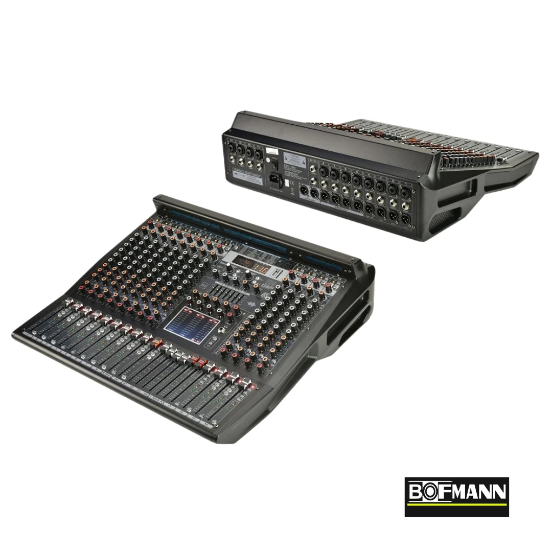 Bofmann BF-PRO12 14 Kanallı 2x380 DSP Efektli 4 Grup Çıkışlı Amfisiz Mikser
