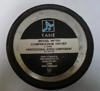Fane Hf 100 8 Ohms Diaphragm/ Membrane