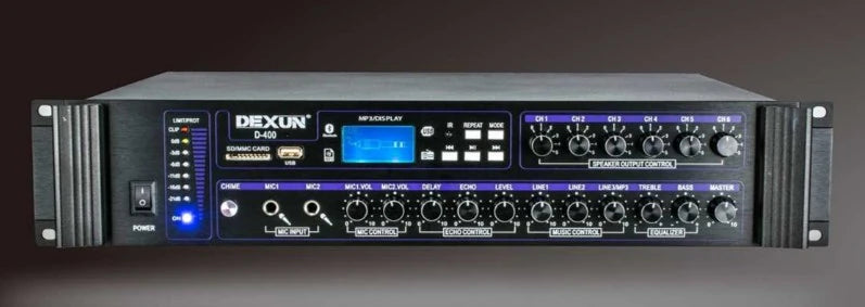 Dexun D-400 500W Mikser Amfi 6 bögeli