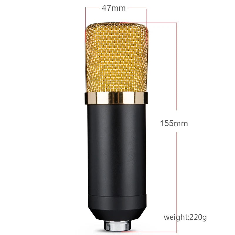 Oxid Kayıt Mikrofonu Bm-700 Set 35Mm Condenser Mikrofon