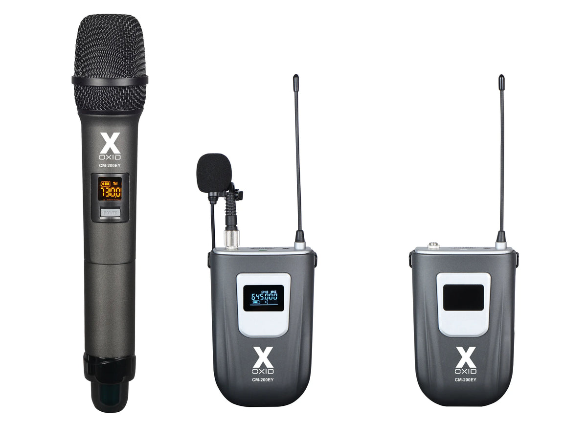 Oxid Cm-200Yy Kablosuz 2 Yaka Kamera Mikrofonu