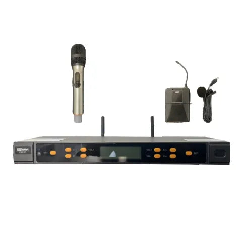 Bofmann BF K102HC UHF 2x100 Kanal El Ve Yaka Kablosuz Mikrofon Seti