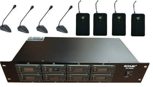 Acemic Eu-8808 8Li Kablosuz Konferans Sistem