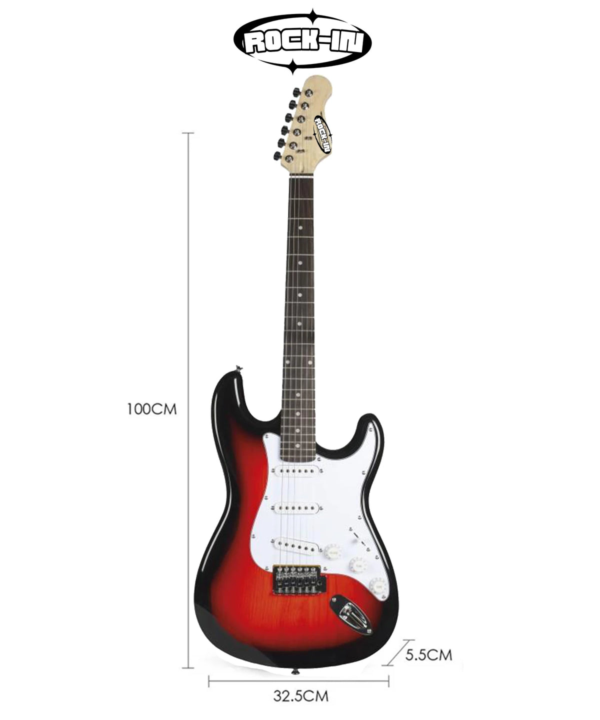Rockin ST-202-RDS Elektro Gitar HSS