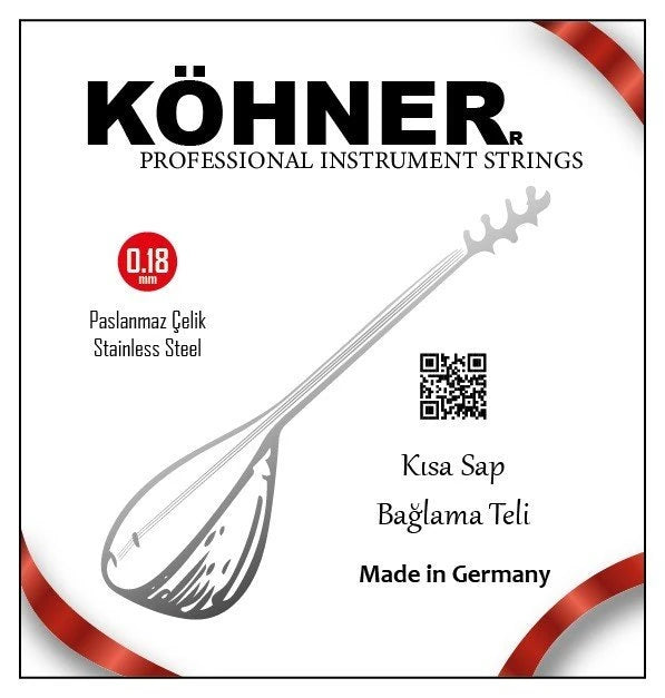 Pyramid Saz Teli 018 Kısa Sap Bağlama Teli