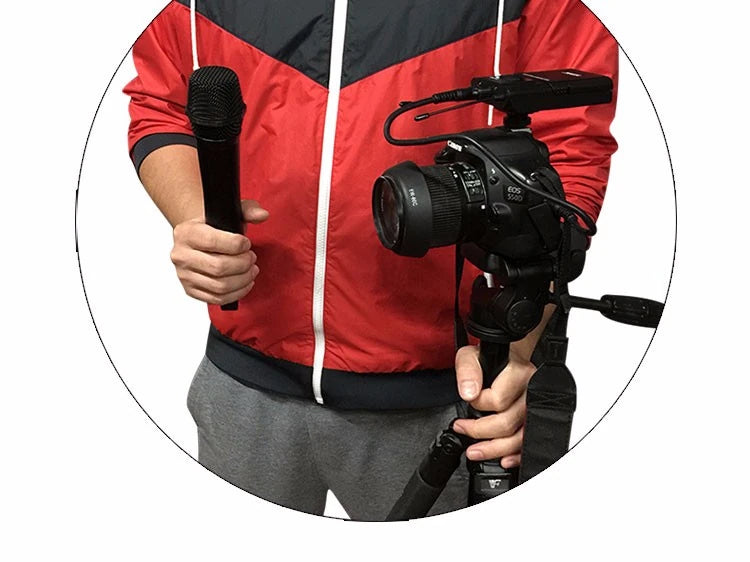 Acemic Dv-100H El Uhf Wireless Camera Microphone System