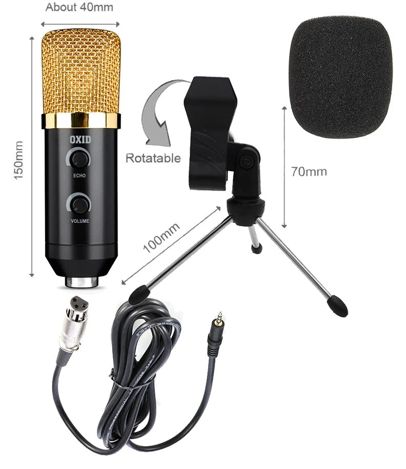 Oxid Bm-700 Echo 35Mm Jack Condenser Mikrofon