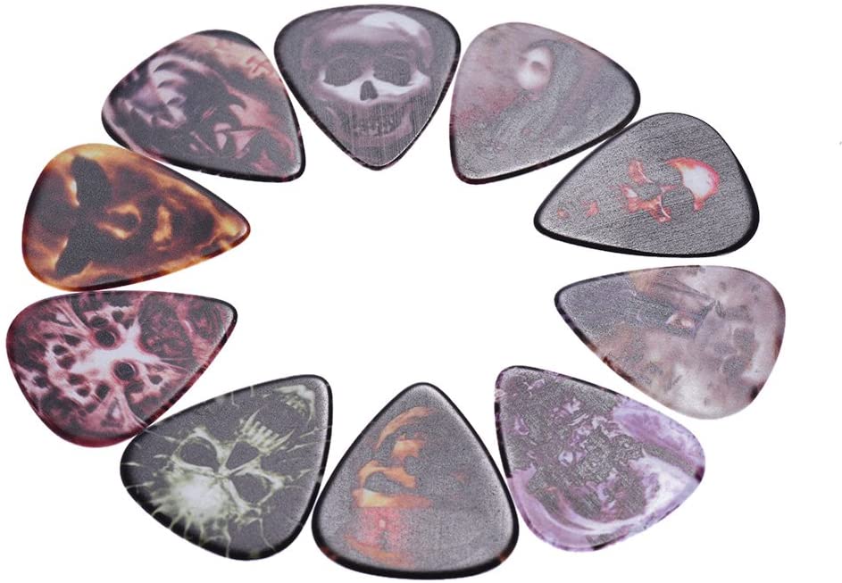 Alice Ap-10R2 İki Taraflı Baskılı Renkli Gitar Pena Kapaklı