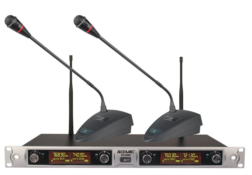 Acemic Eu-8204 4Lü Wireless Conference Microphone System