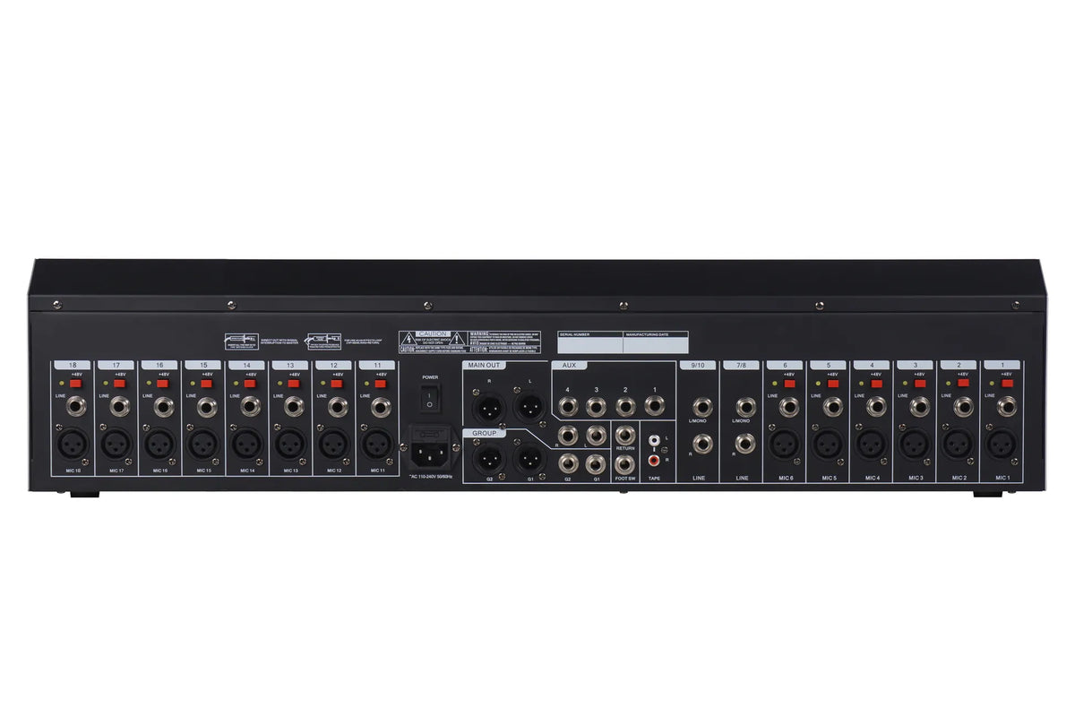 DSound Çift Efektli 18 Kanal Deck Mikser