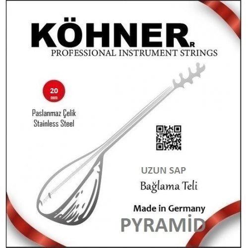 Pyramid Saz Teli 020 Uzun Sap Bağlama Teli