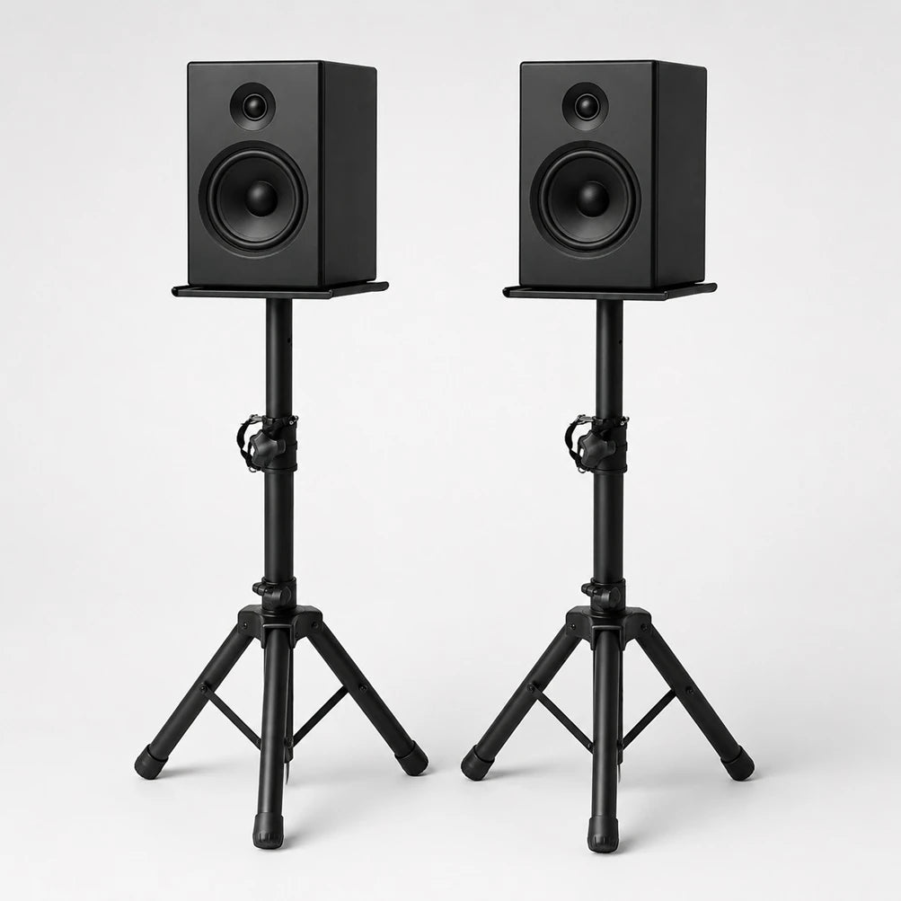 N-Audio SS-30 Stüdyo Referans Monitör Standı Sehpası Yükseklik Ayarlı (Çift)