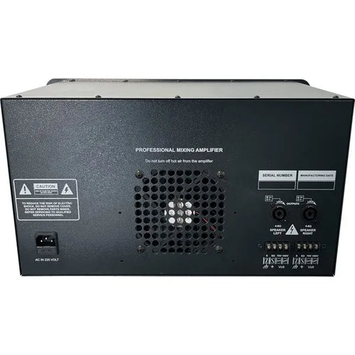 Bofmann SKM 1000ST 7-Channel 2x500 Watt Stereo Powered Mixer with Echo, SMPS, and Class D Amplifier