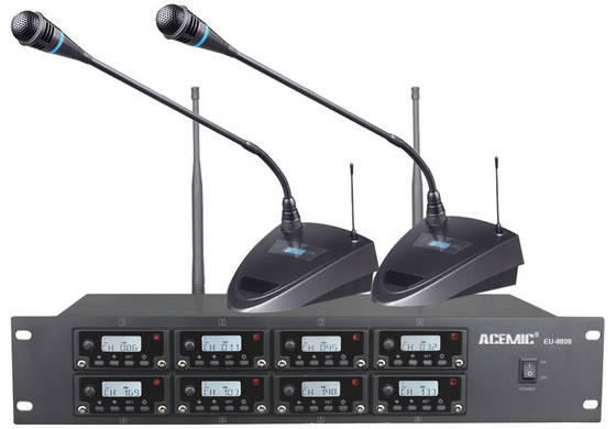 Acemic Eu-8808 8Li Kablosuz Konferans Sistem