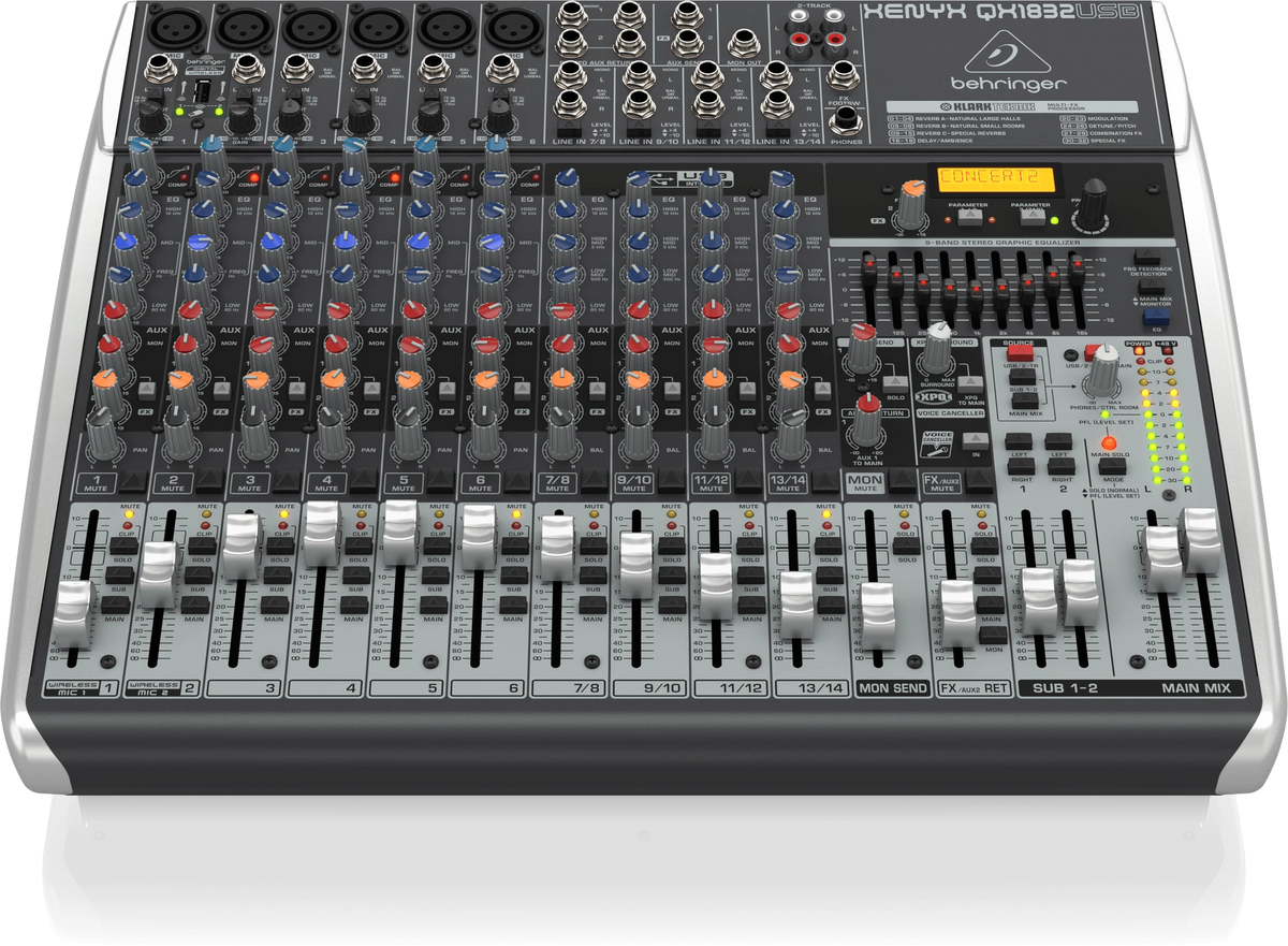 Behringer Xenyx Qx1832Usb 18 Kanal Efektli Mikser