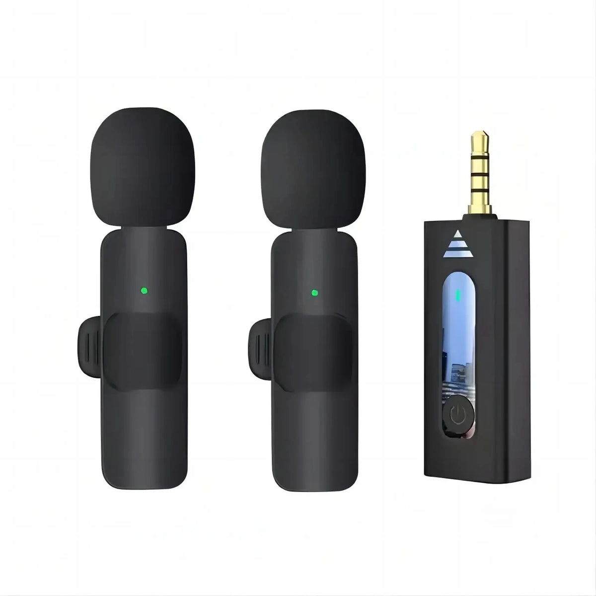K9 Kablosuz Yaka Mikrofon Android iPhone Cep Telefonu Podcast 2 Lİ