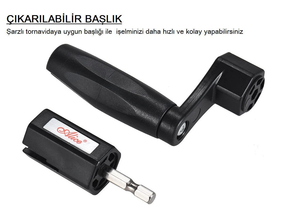 Alice Burgu çevirici A009Cp Alice A009Cp Multi-Functional String Winder