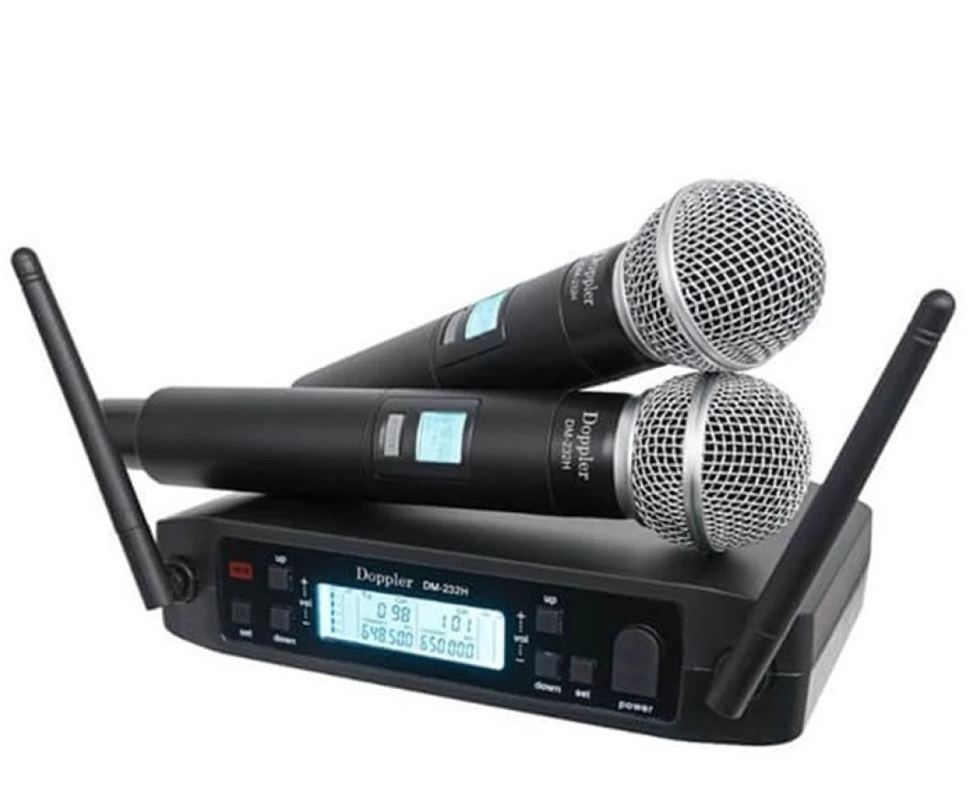 Doopler Dm-232H Wireless Microphone 2 Handheld